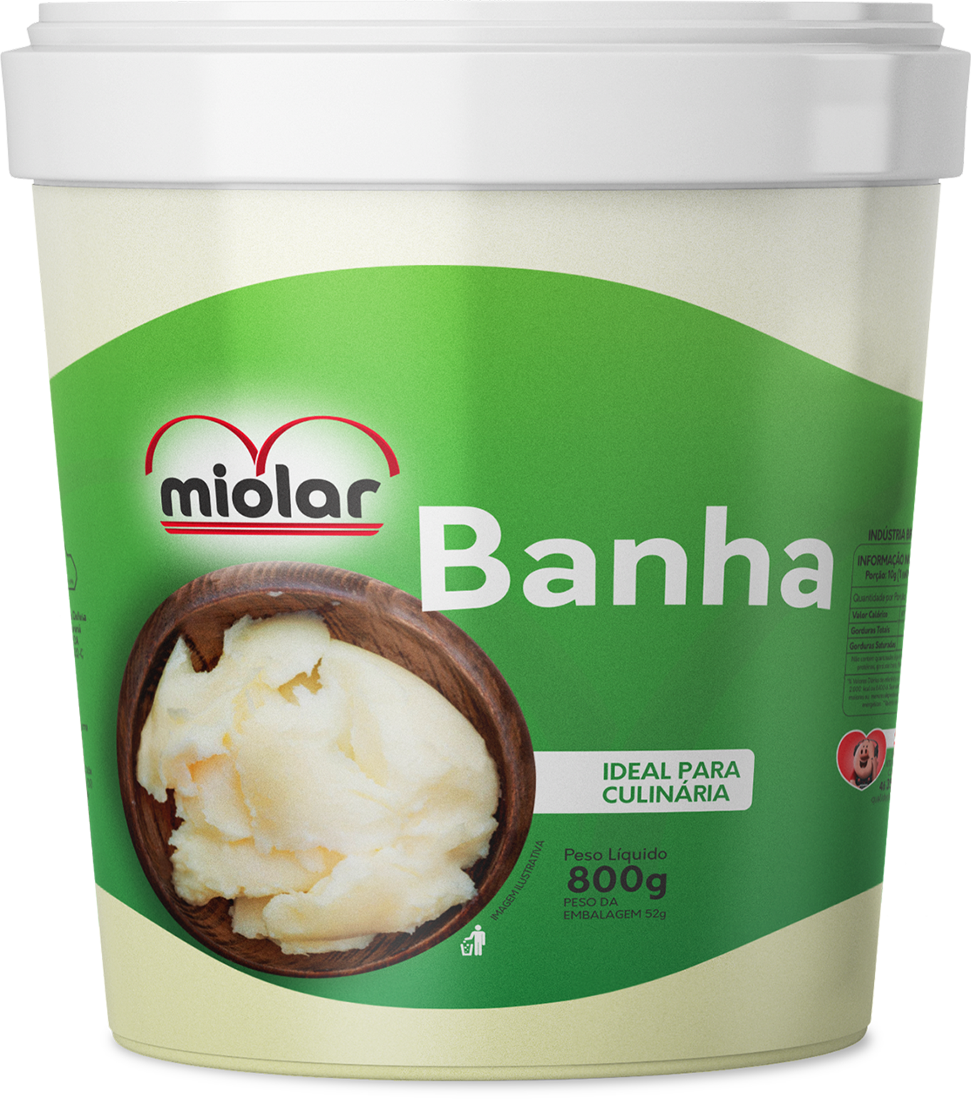 Banha Suína 800g