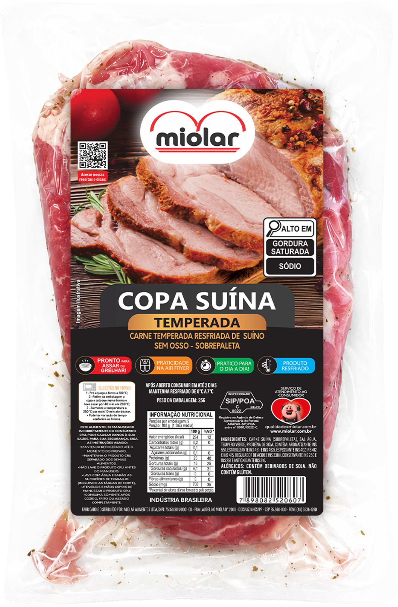 Copa Suína Temperada