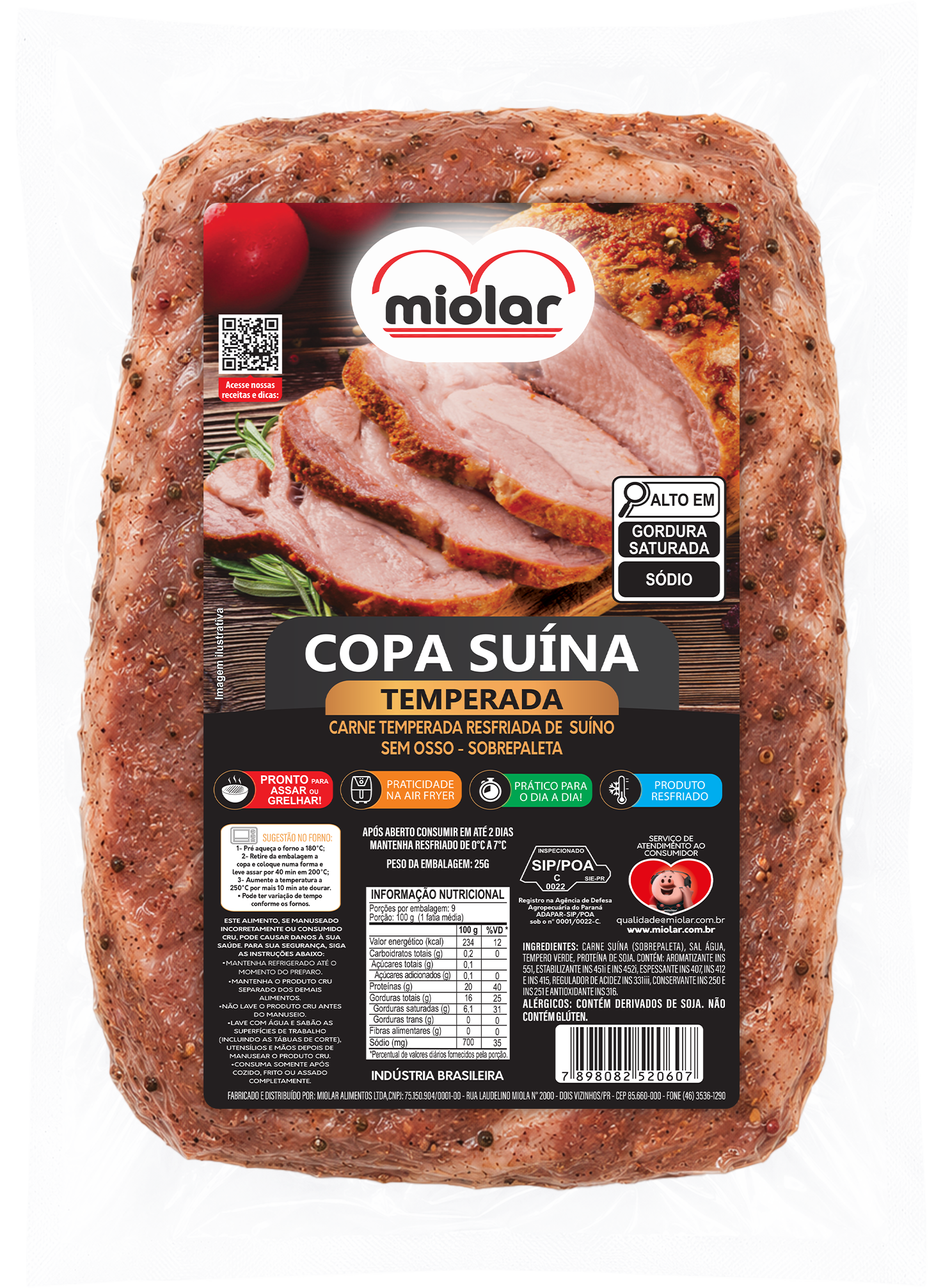 Copa Suína Temperada