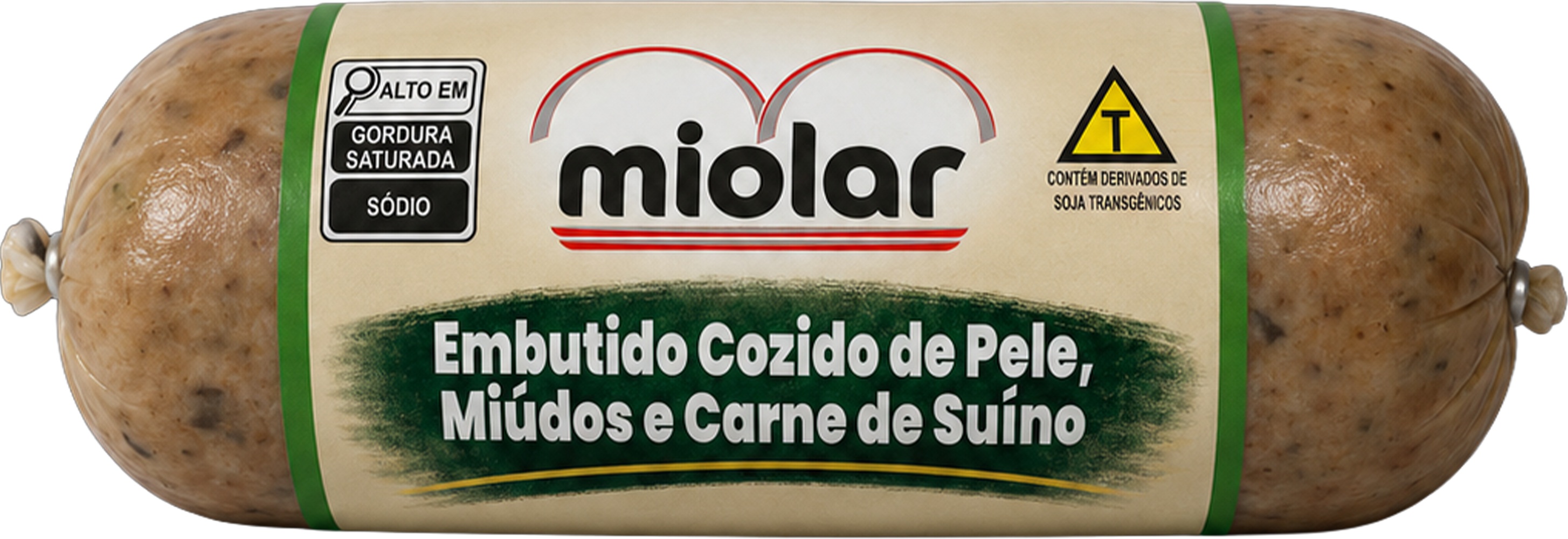 Embutido Cozido de Pele, Miúdos e Carne de Suíno