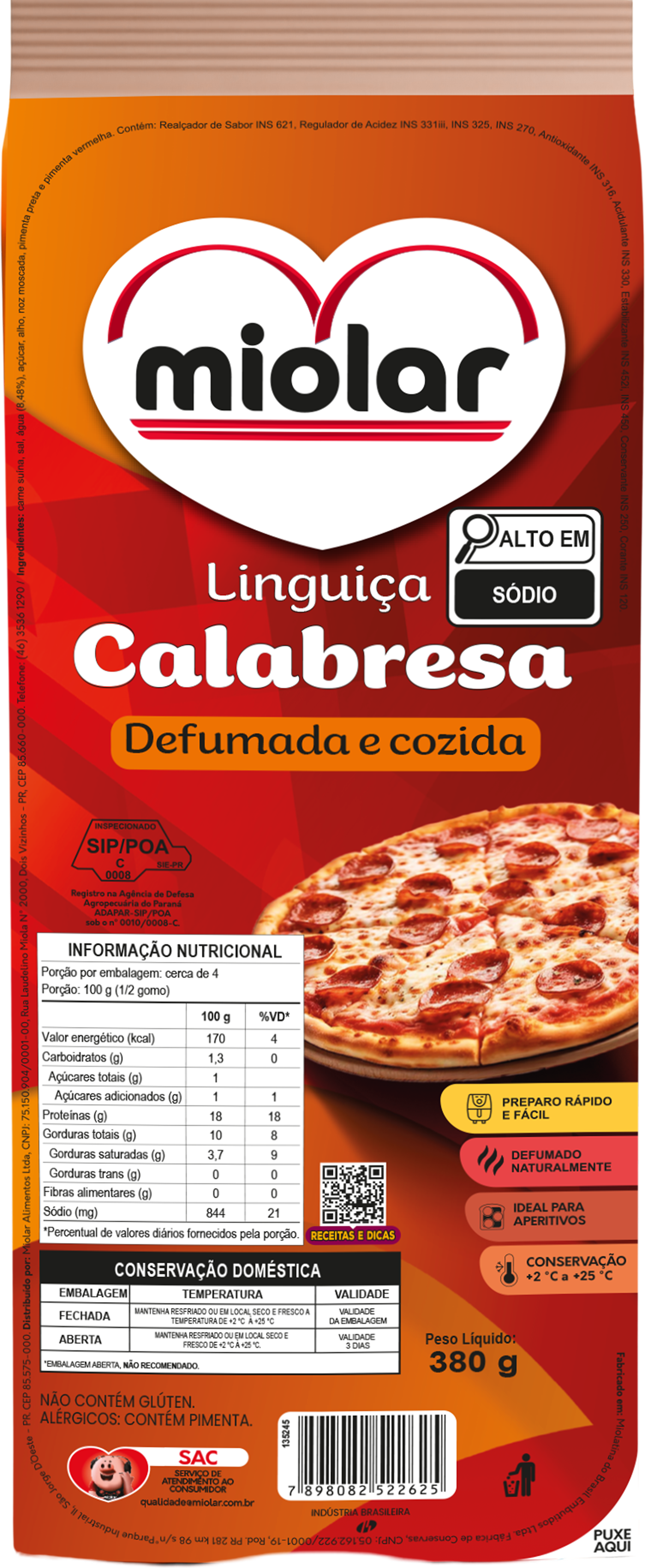 Linguiça Calabresa
