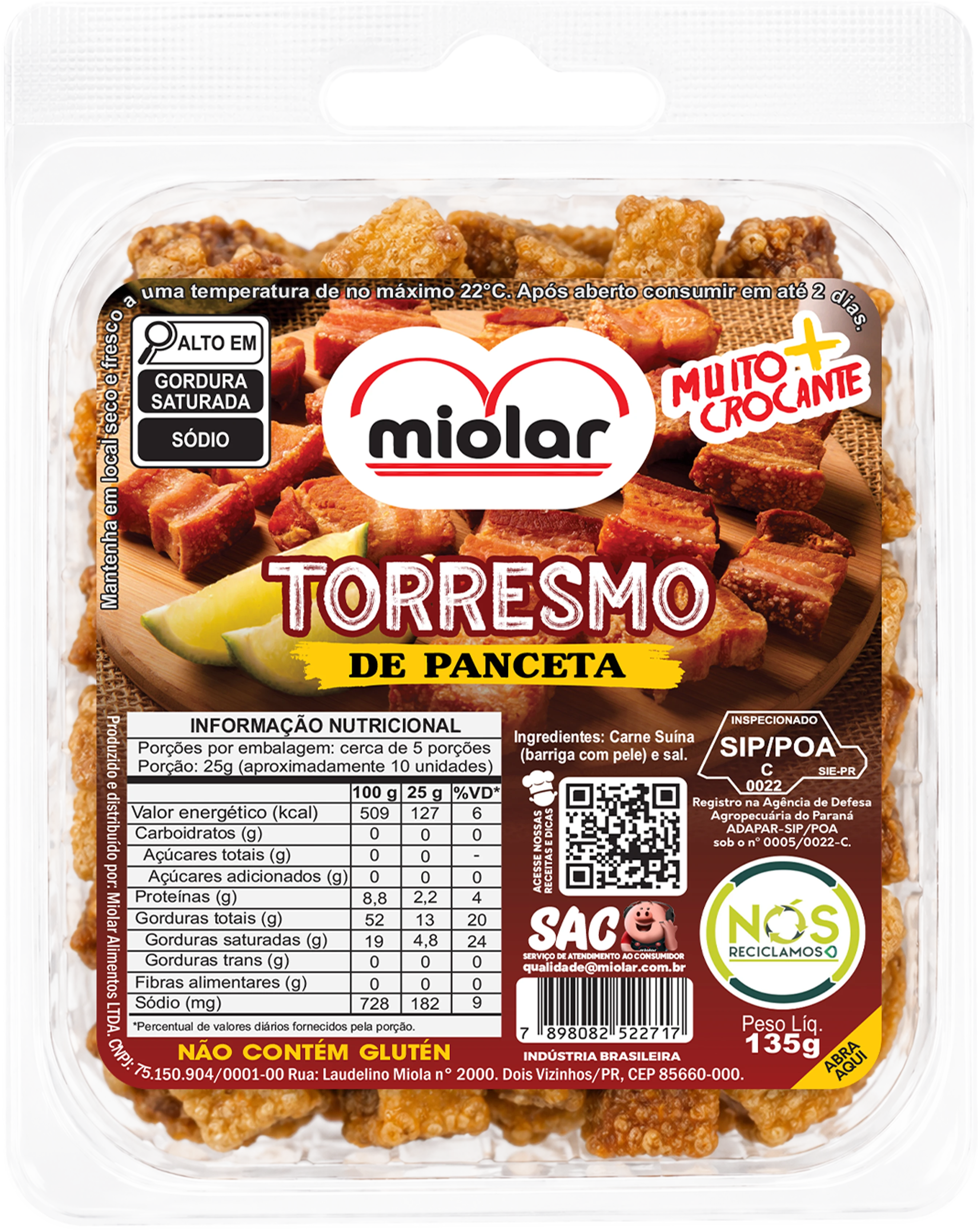 Torresmo de Panceta