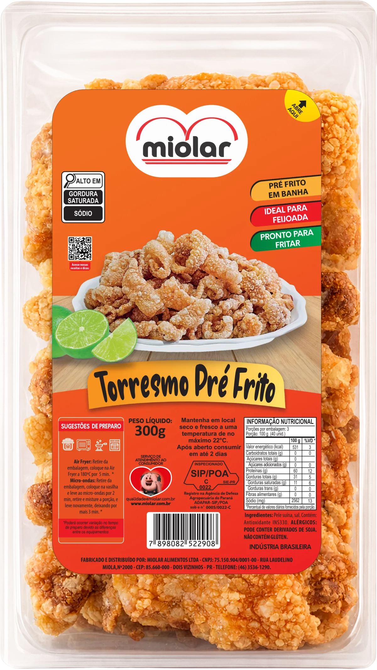 Torresmo Pré Frito
