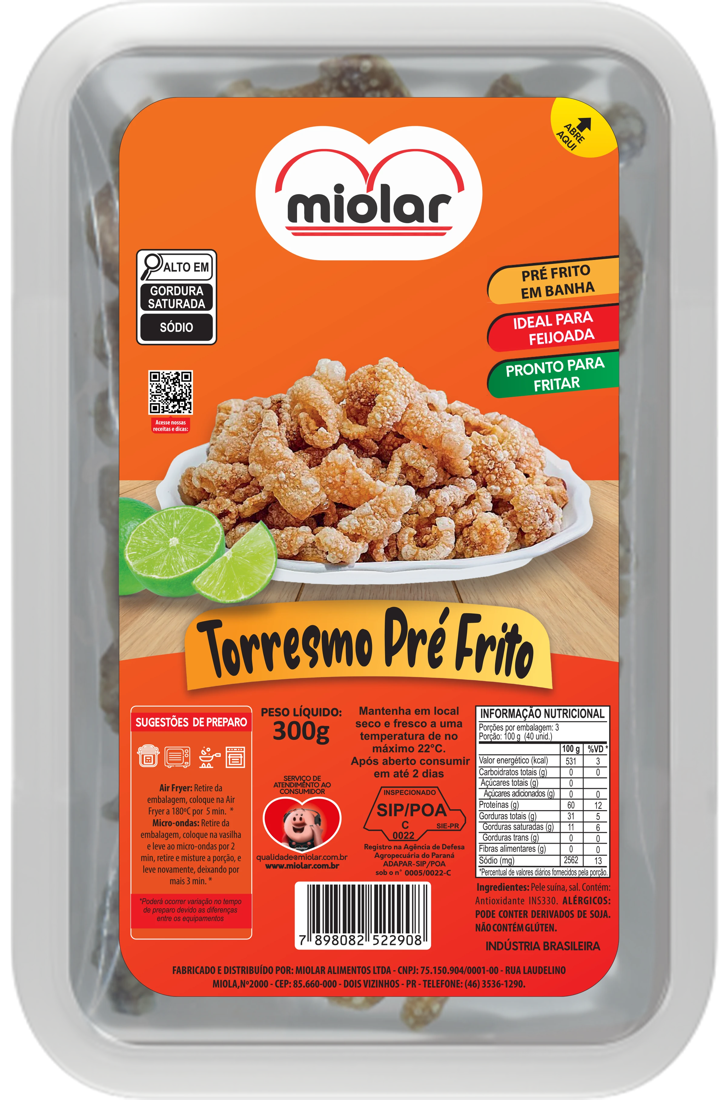 Torresmo Pré Frito
