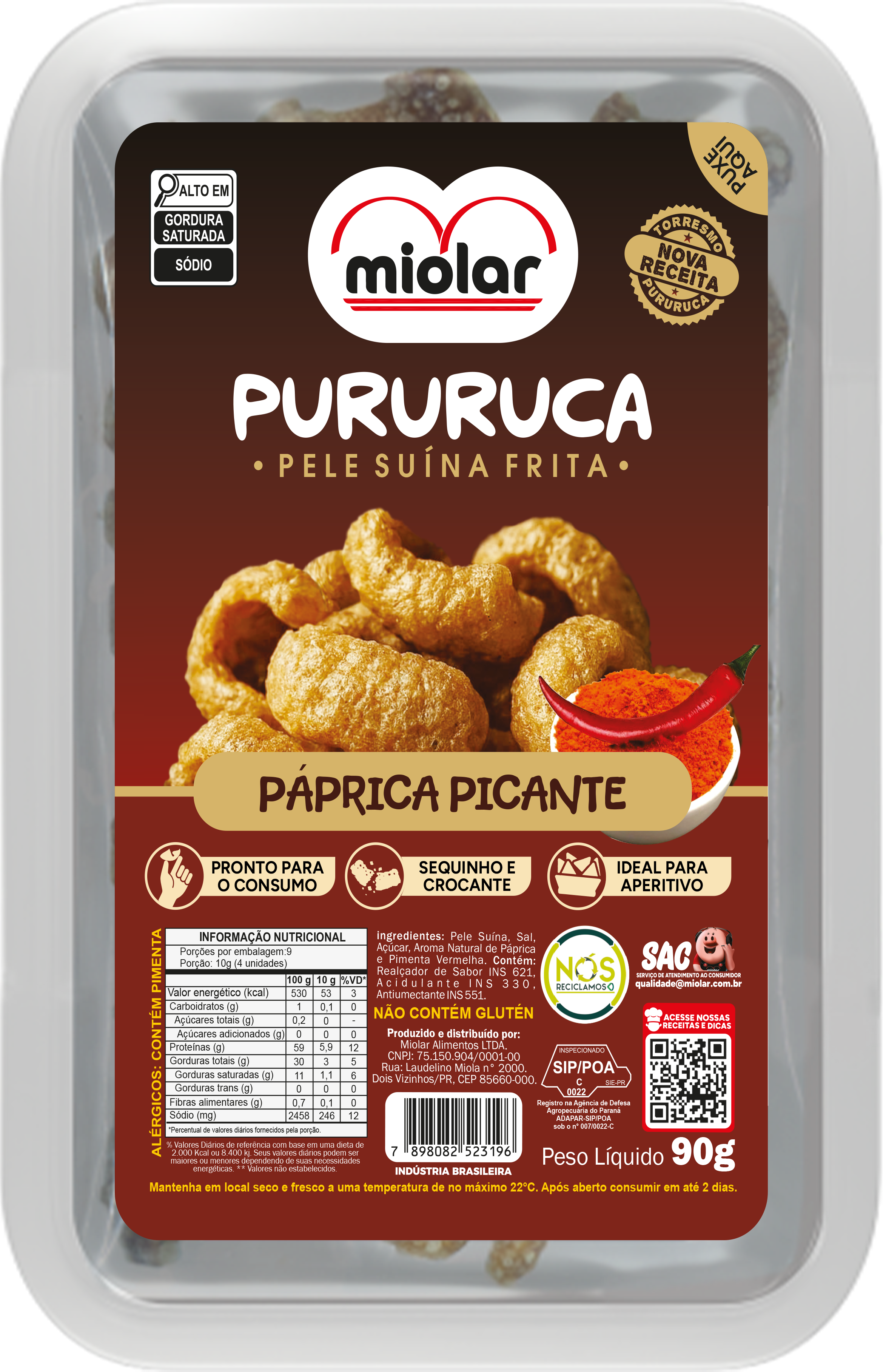 Pururuca Páprica Picante