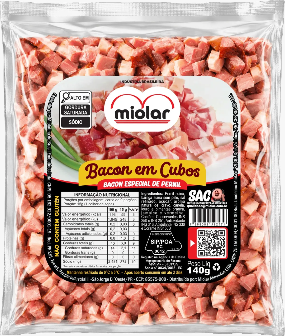 Bacon em Cubos