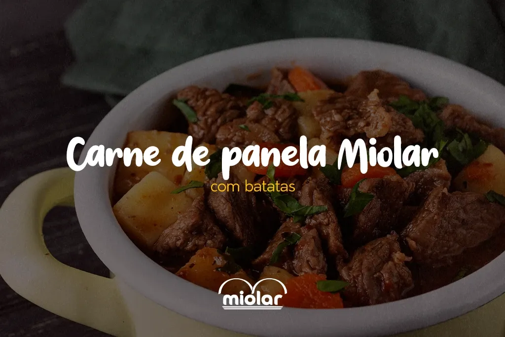 Carne de panela Miolar com babatas
